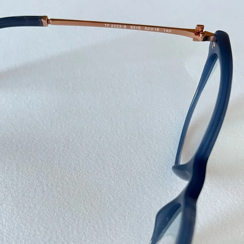 Tiffany & Co. TF2223-B Blue Opal Swarovski Cat Eye Eyeglass Frames